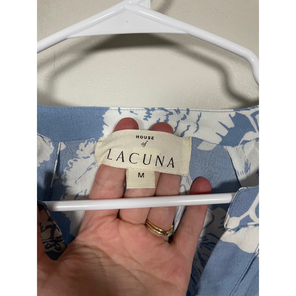 House of Lacuna Tuscany Boho Dress Paisley Print Size Medium Modest Feminine - Picture 10 of 12